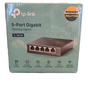 TP-Link TL-SG105 5 Port‎ Gigabit Desktop Switch